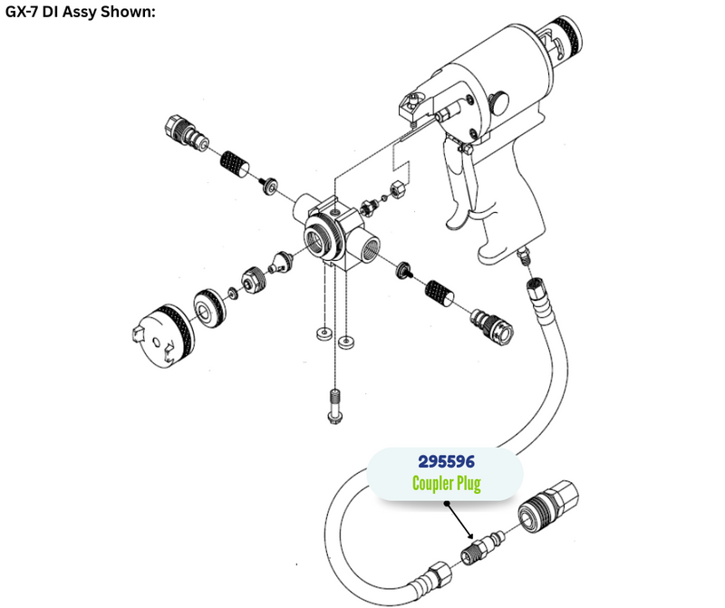 GRACO COUPLER PLUG (295596)