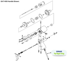 GRACO PIPE NIPPLE FITTING (295665)