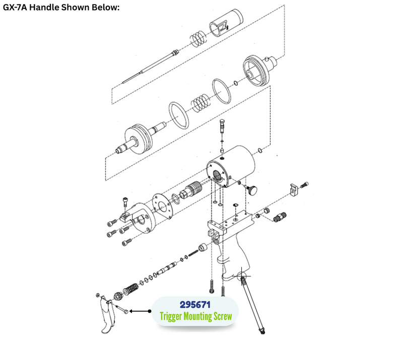 GRACO TRIGGER MOUNTING SCREW (295671)