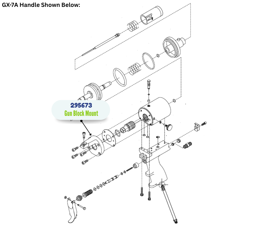 GRACO GUN BLOCK BASE (295673)
