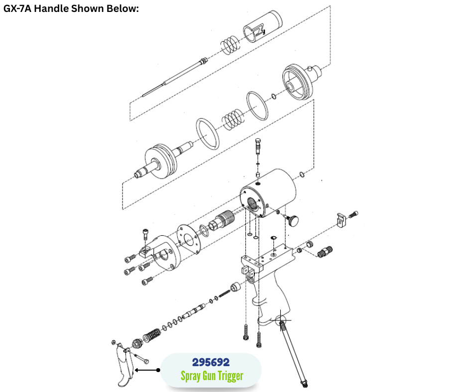GRACO SPRAY GUN TRIGGER (295692)
