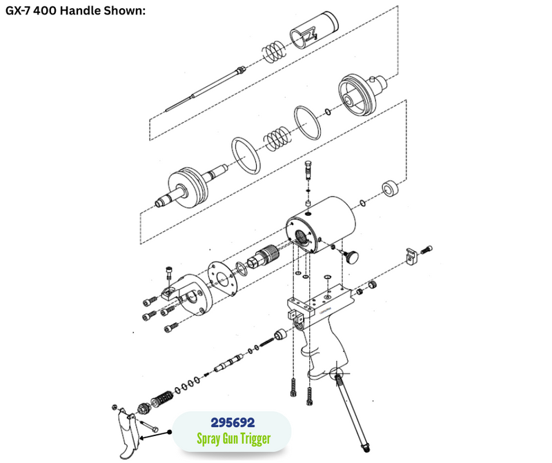 GRACO SPRAY GUN TRIGGER (295692)