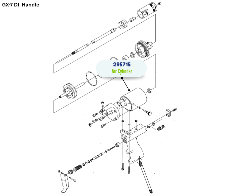 GX7 Dl AIR CYLINDER (295715)