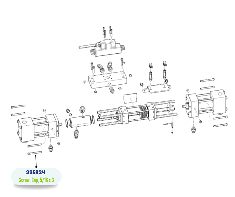 5/1624 X 3 LG SHC SCREW (295824)