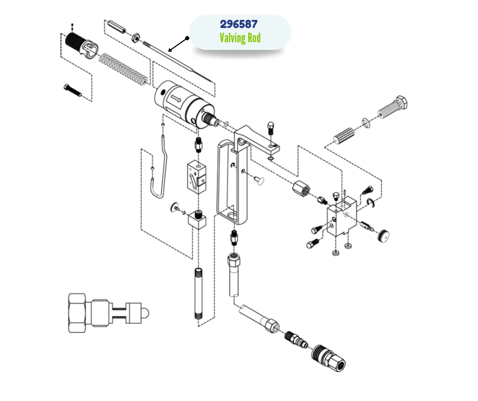 DGUN 70 VALVING ROD KIT (296581)