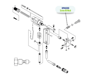 KIT, GUN BLK SCREEN-80 MESH (296622)