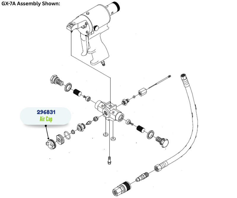 PCD AIR CAP KIT (296831)