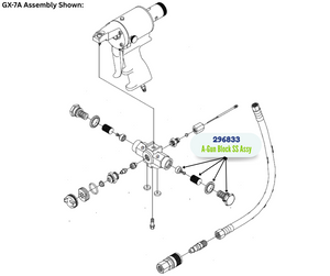GRACO ASSY SCREW ASCREEN KIT (296833)