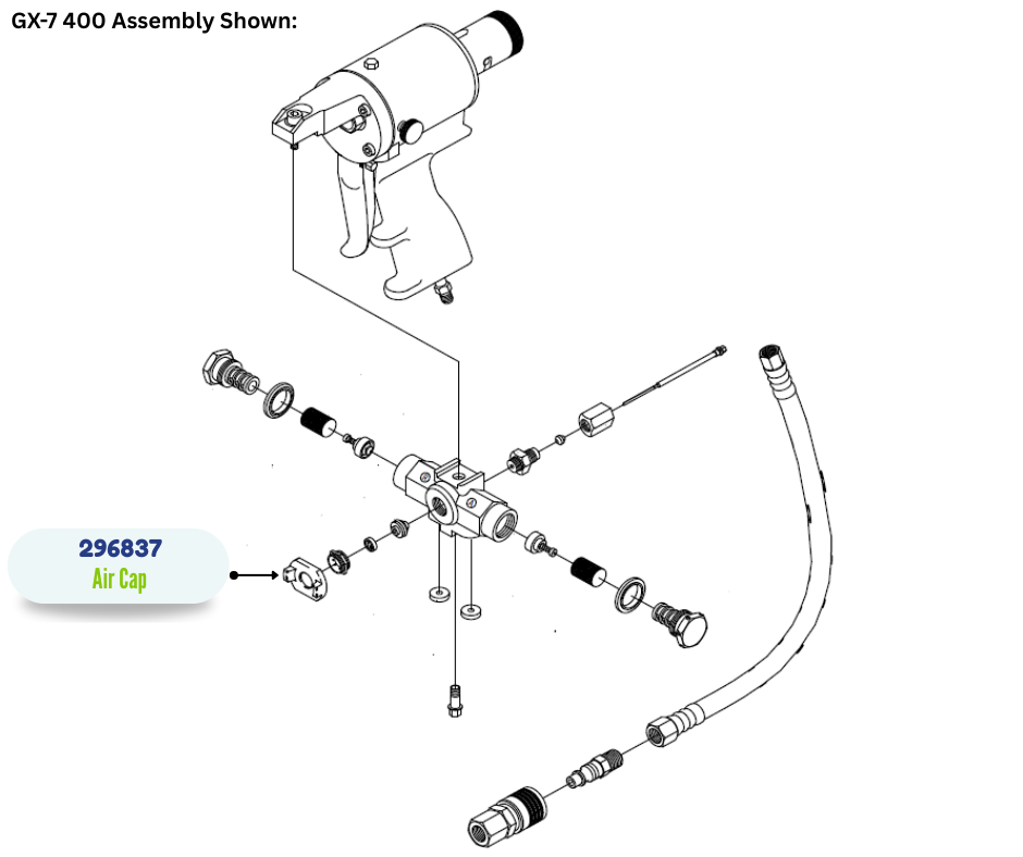 GRACO AIR CAP KIT (296837)