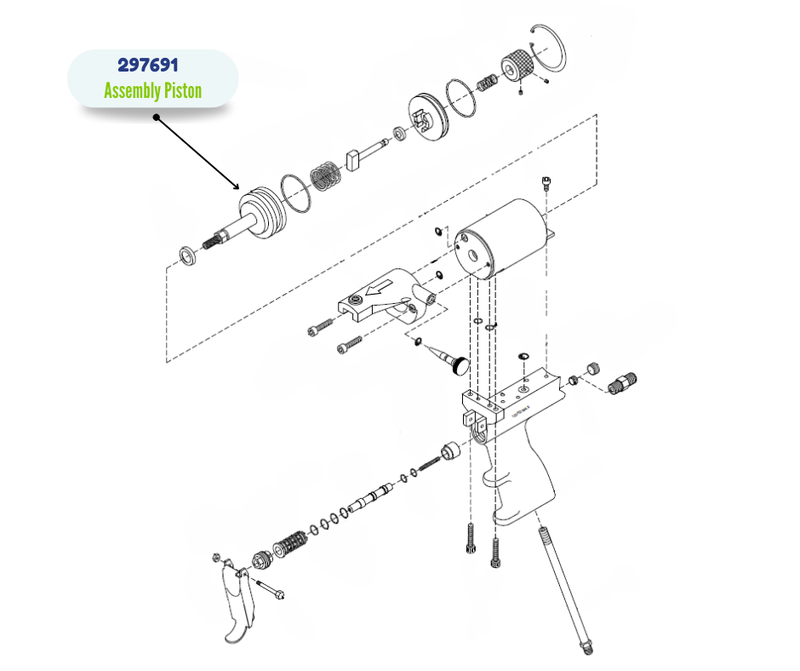 GRACO ASSY PISTON (297691)