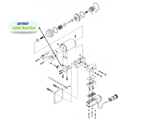 GRACO CYLINDER MOUNT BLOCK (297887)