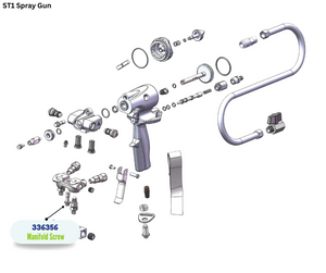BINKS MANIFOLD SCREW 2 PK (336356)