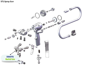 BINKS MANUAL VALVE ASSY (336372)