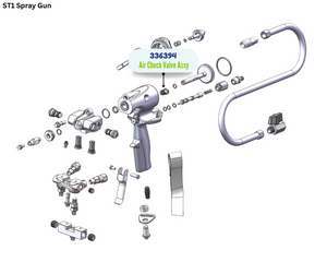BINKS AIR CHECK VALVE ASSY (336394)