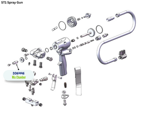 BINKS MIX CHAMBER KIT SZ A (336446)