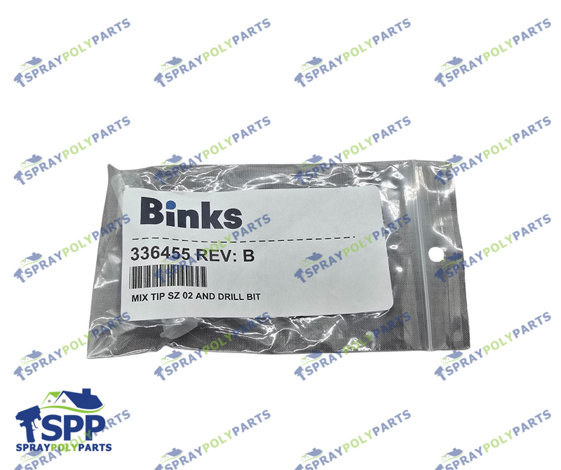 BINKS MIX TIP KIT SZ 02 (336455)