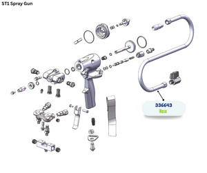 BINKS HOSE ASSY (336643)