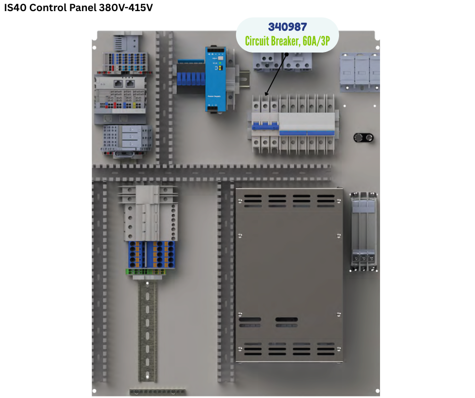 BINKS CIRCUIT BREAKER 60A/3P C TRIP (340987)