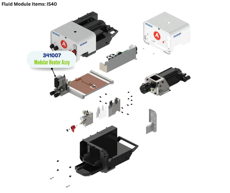 BINKS POPULATED MODULAR HEATER ASSY (341007)