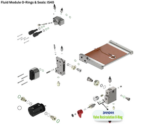 BINKS ORING RECIRCULATION VALVE KIT (341041)