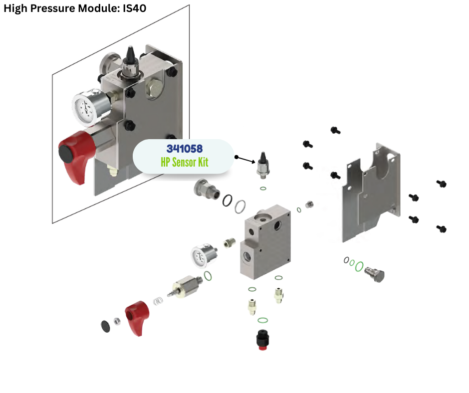 BINKS HP SENSOR KIT, 05000 PSI (341058)