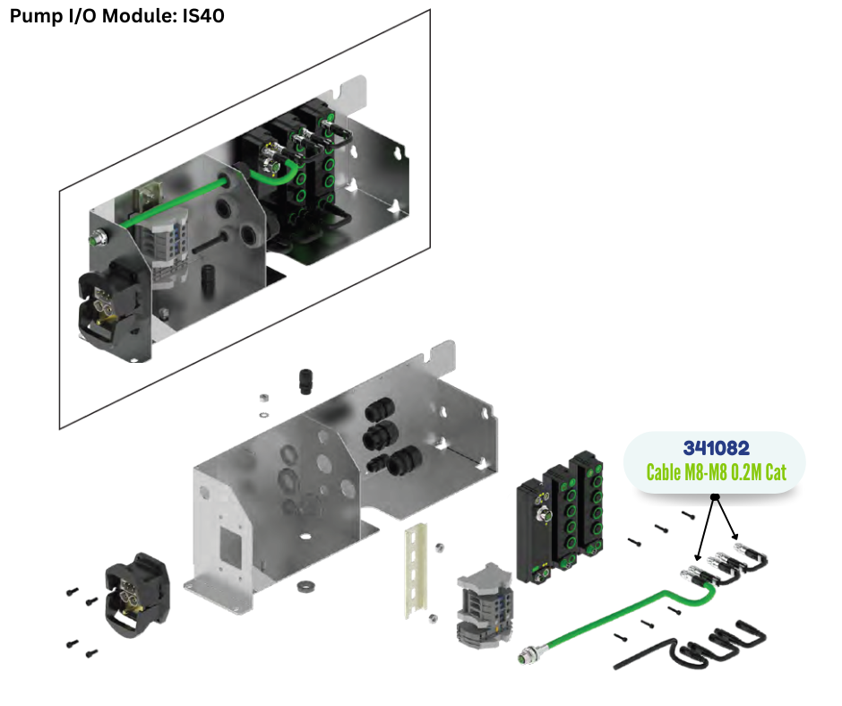 BINKS CABLE M8M8 0.2M CAT (341082)