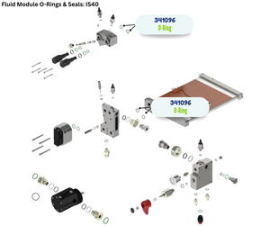 BINKS ORING, FLITER & FLUID MODULE MANIFOLDS (4PK) (341096)