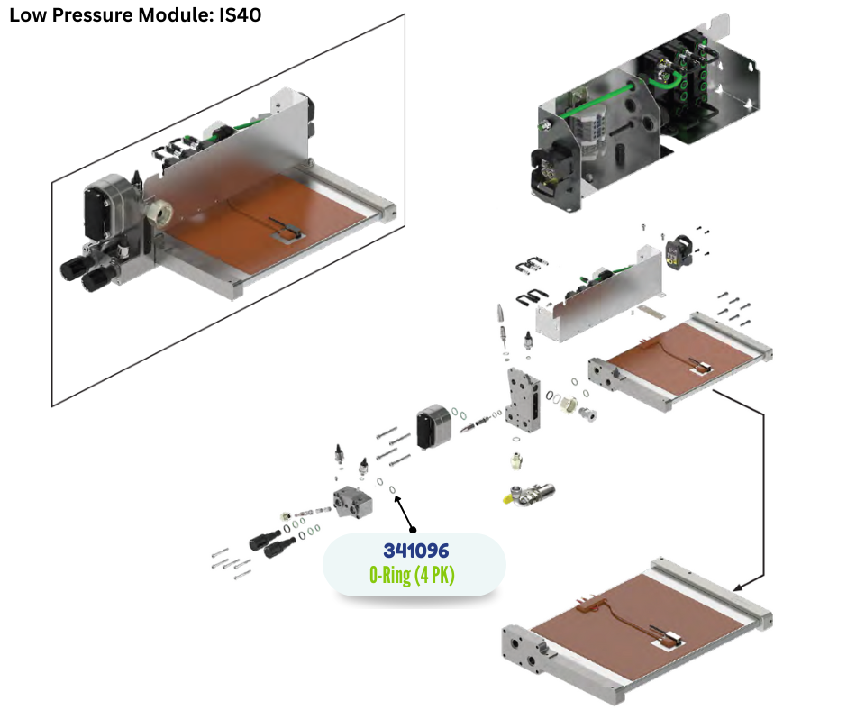 BINKS ORING, FLITER & FLUID MODULE MANIFOLDS (4PK) (341096)