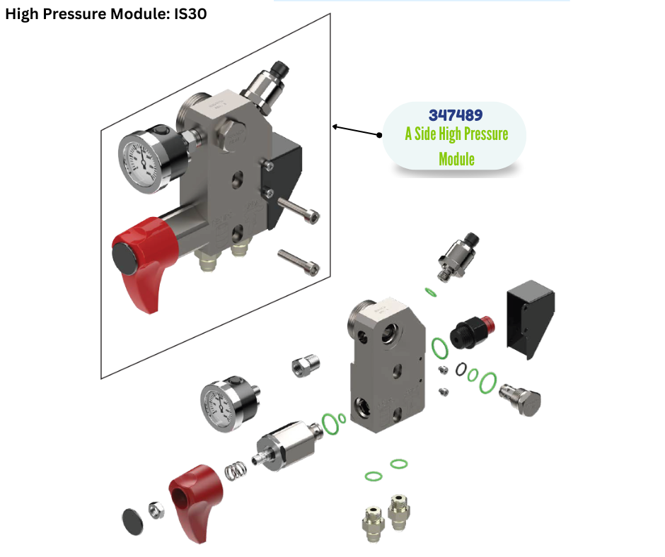 BINKS A SIDE HIGH PRESSURE MODULE (347489)