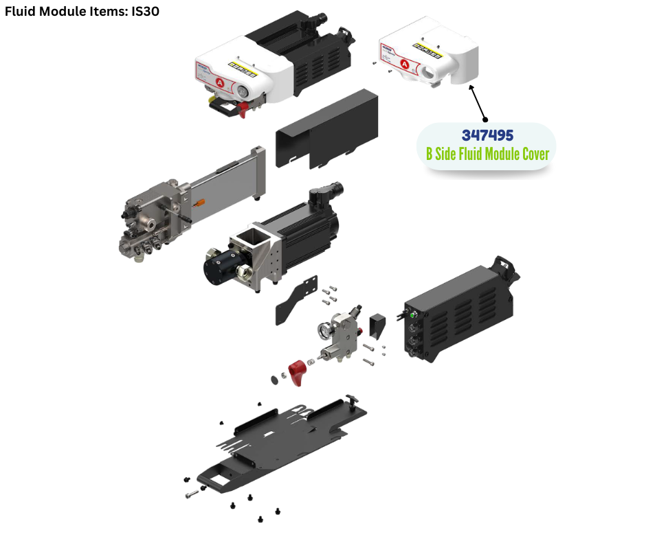 BINKS B SIDE FLUID MODULE COVER (347495)
