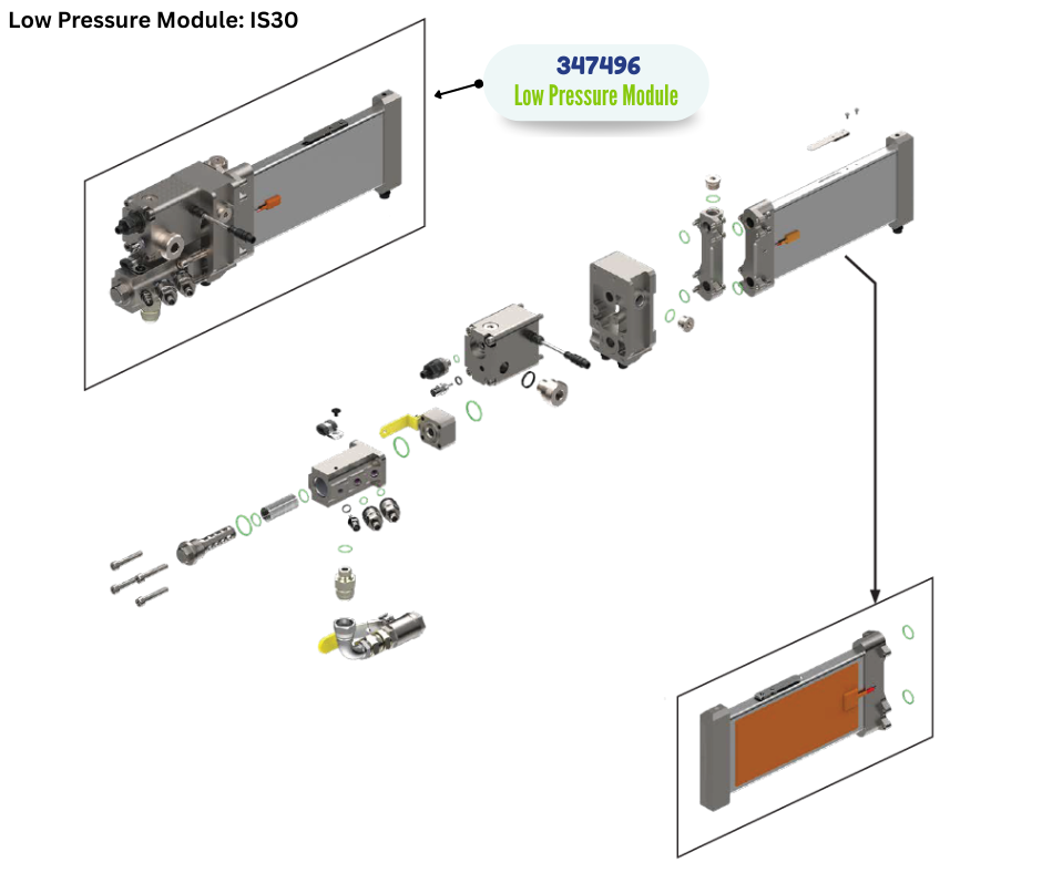 BINKS LOW PRESSURE MODULE POPULATED (347496)
