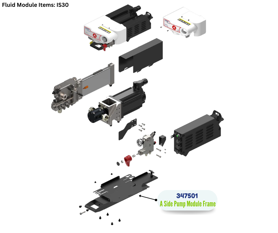 BINKS A SIDE PUMP MODULE FRAME (347501)
