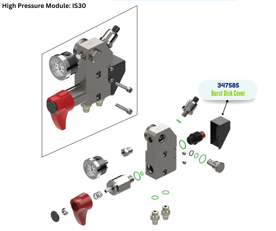 BINKS BURST DISK COVER (347585)