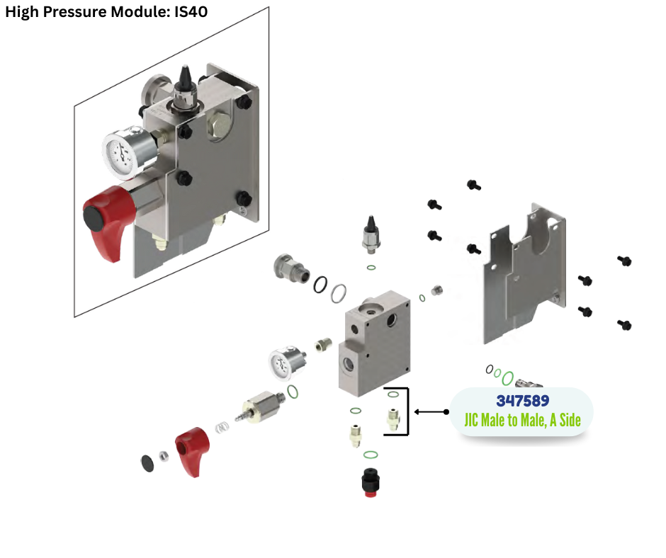 BINKS JIC 5 MALE TO 3/8 NPT MALE, A SIDE (347589)