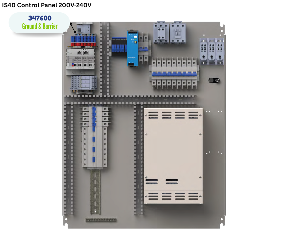 BINKS TERMINAL BLOCK GROUND & BARRIER (347600)