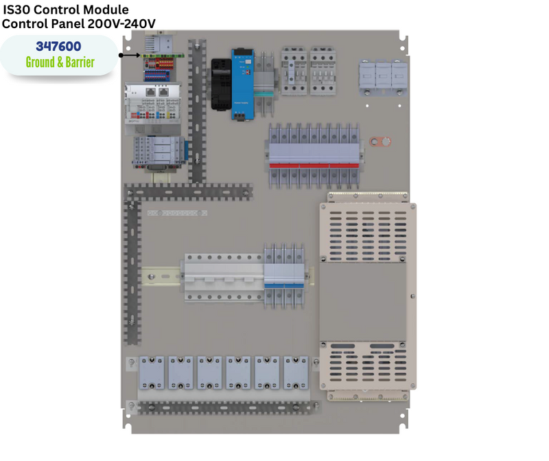 BINKS TERMINAL BLOCK GROUND & BARRIER (347600)