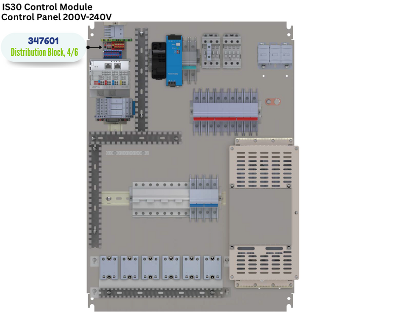 BINKS DISTRIBUTION BLOCK, 4/16 (347601)