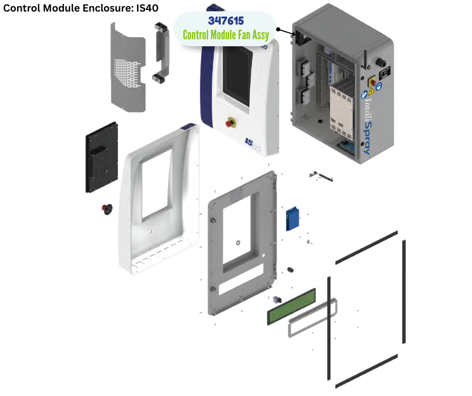 BINKS CONTROL MODULE FAN ASSY (347615)