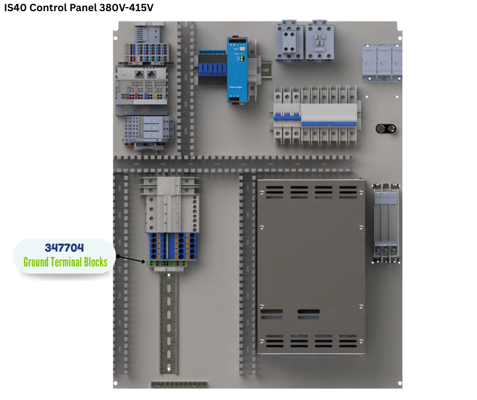 BINKS GROUND TERMINAL W/ BARRIER (347704)