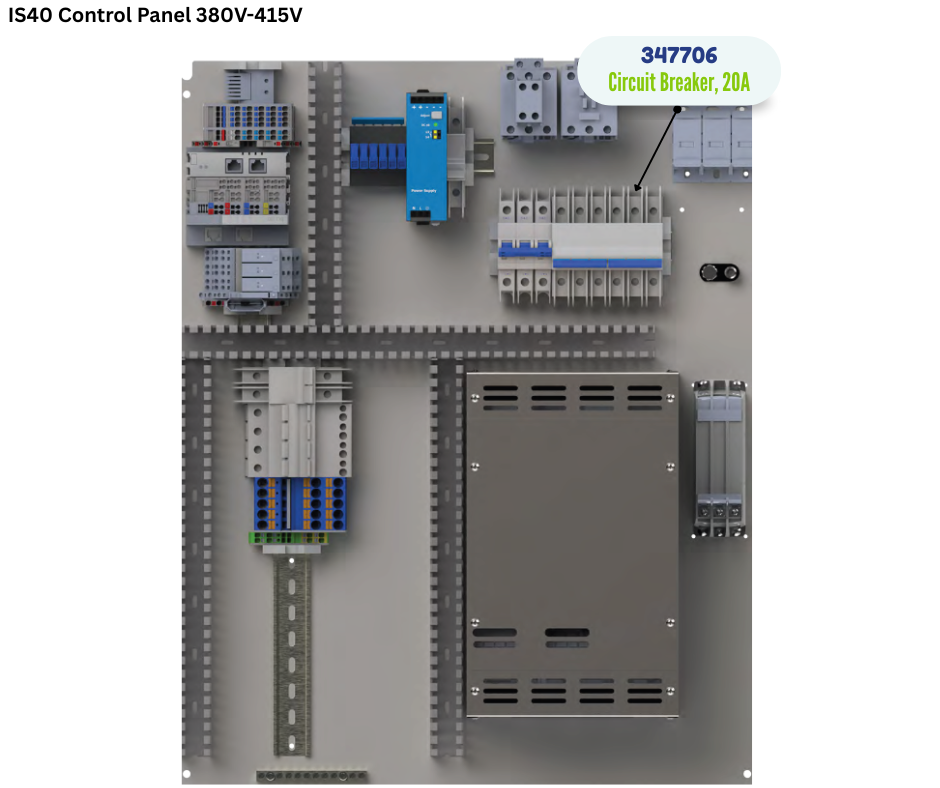 BINKS CIRCUIT BREAKER, 20A, 3 POLE (347706)