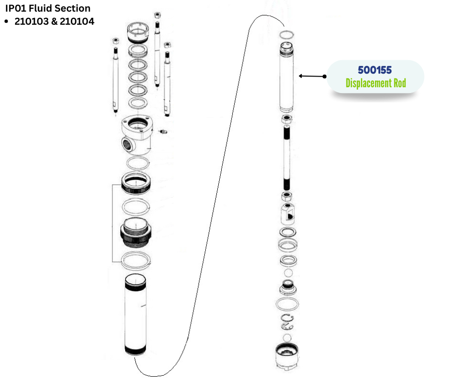 IPM DISPLACEMENT ROD (500155)
