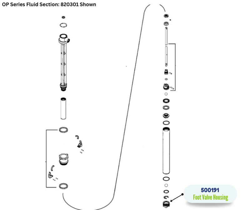 IPM FOOT VALVE HOUSING (500191)