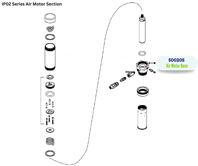 IPM AIR MOTOR BASE (500205)