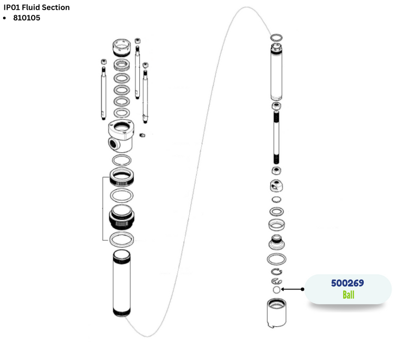 IPM INTAKE VALVE BALL (500269)