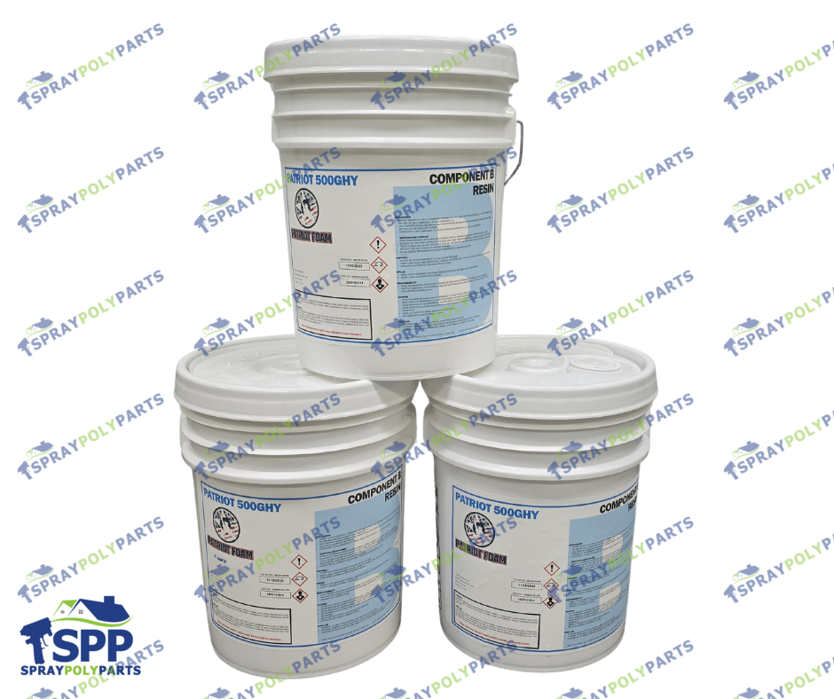 PATRIOT FOAM 500GHY HIGH YIELD OPEN CELL SPRAY FOAM (PF500GHY5) (PF500GHY-5)