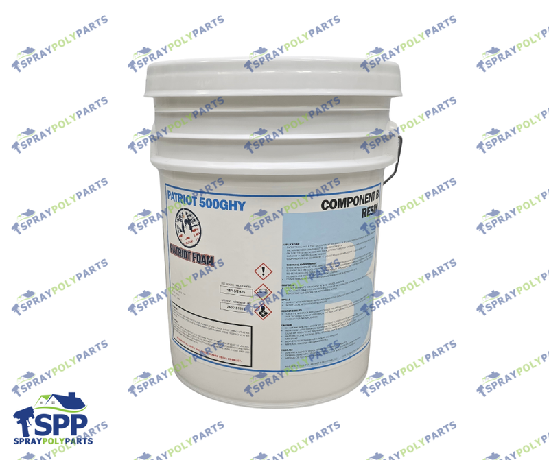 PATRIOT FOAM 500GHY HIGH YIELD OPEN CELL SPRAY FOAM (PF500GHY5) (PF500GHY-5)