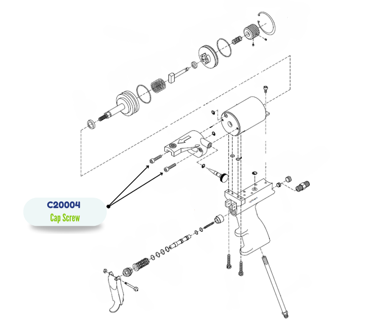 GRACO #10-32 X 3/4 SHC SCREW (C20004)