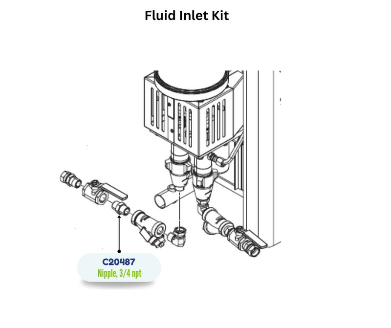 GRACO HEX NIPPLE FITTING (C20487)
