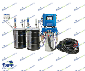 GRACO REACTOR 3 E-20 ELITE TIER SPRAY FOAM PROPORTIONER PACKAGE 50FT  INTERNAL HOSE/E1 TRANSFER PUMP 10KW (CSR312)