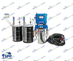 GRACO REACTOR 3 EXP2 ELITE TIER POLYUREA PROPORTIONER PACKAGE 50 FT INTERNAL HOSE 15KW /TRANSFER PUMP(CSR342)